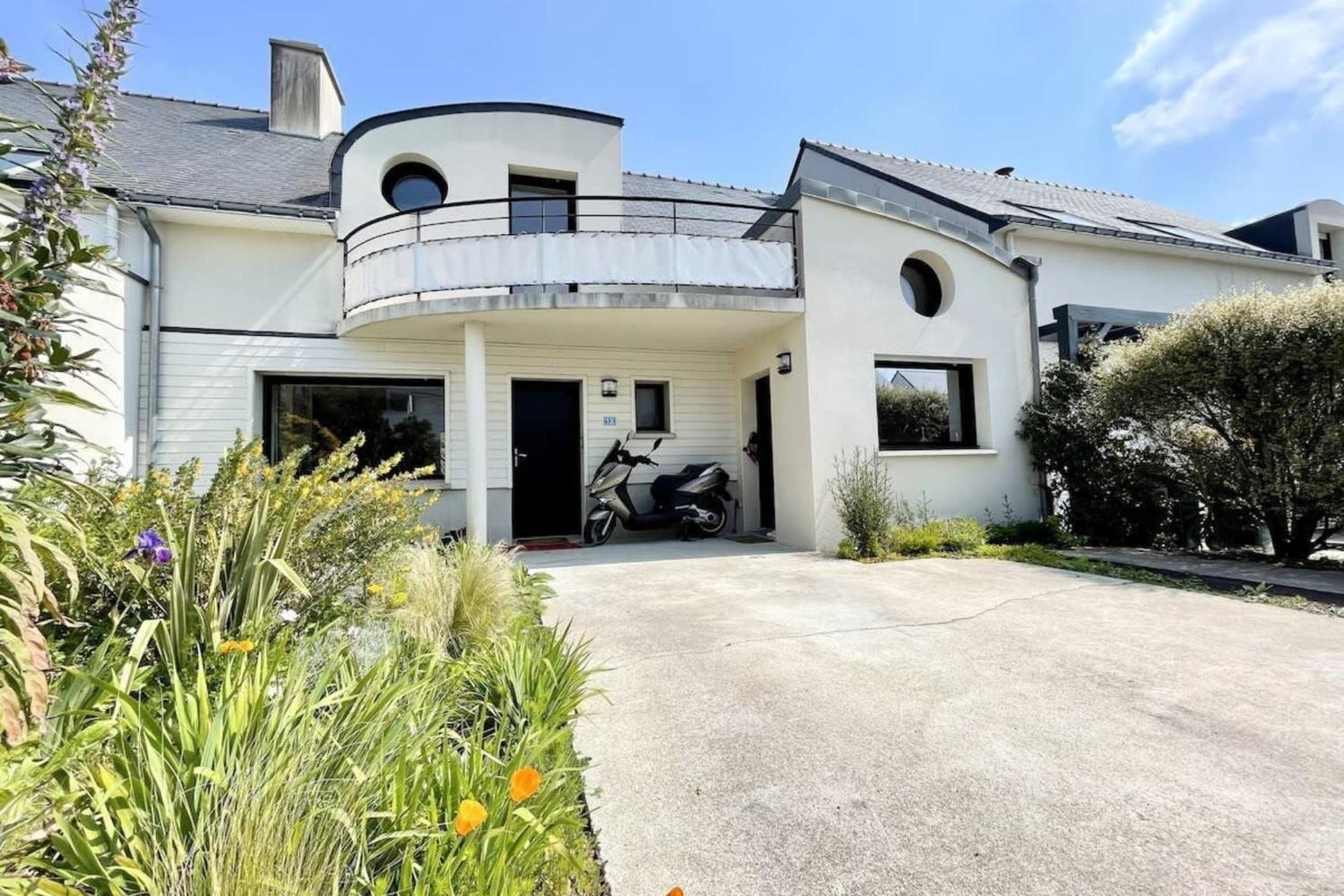 Jolie Maison Moderne A 200M Du Port De Lomener Ploemeur Exterior foto